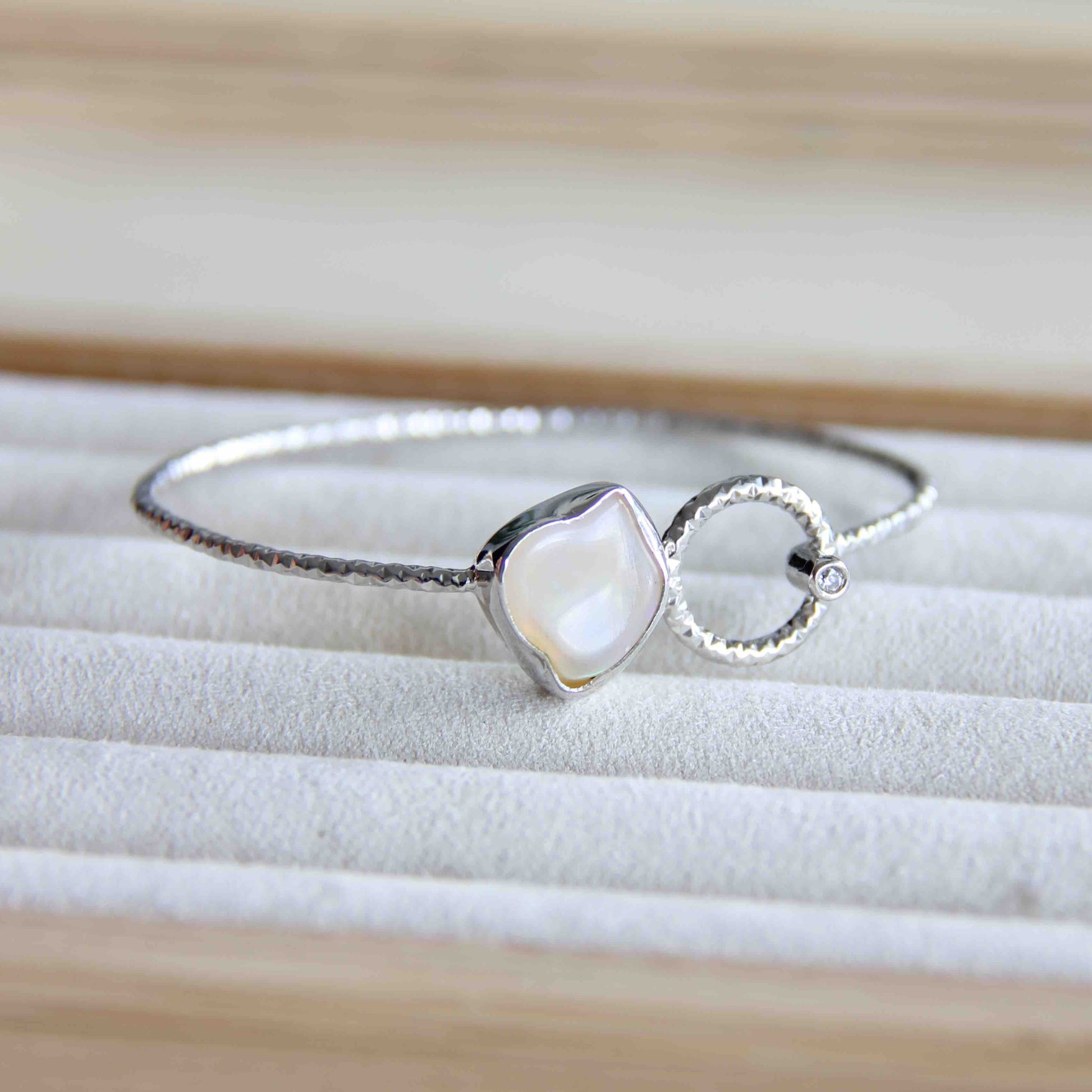 Opal Sterling Silver Cuff Bracelet